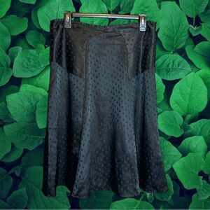 5 for $25🔥Size 10 Black Polka Dot Worthington Skirt
